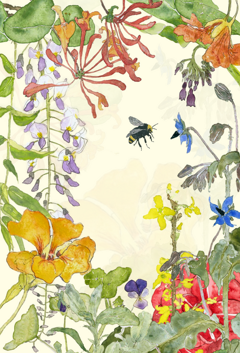Bower of Blossoms greeting card