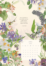 2026 Botanical Wall Calendar
