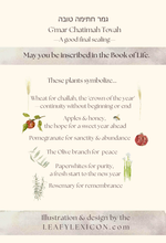 Rosh Hashanah greeting card