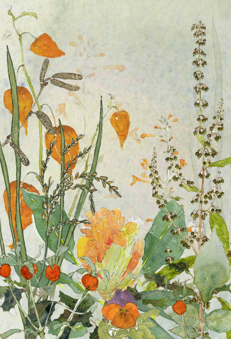 Fall Garden greeting card