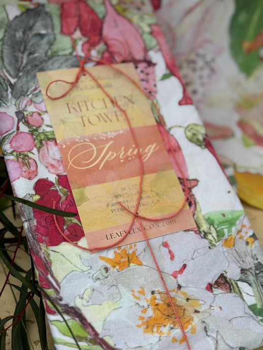 Spring Botanical Kitchen Towel