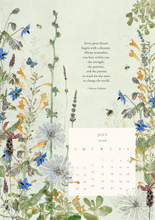 2026 Botanical Wall Calendar