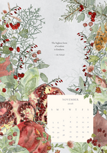 2026 Botanical Wall Calendar