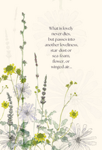Loveliness (sympathy) greeting card
