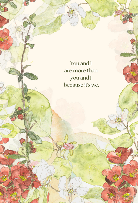 'We' greeting card