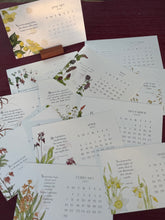 2027 Desktop botanical calendar