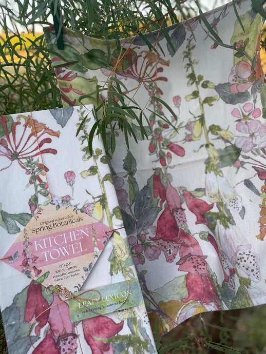 Spring Botanical Kitchen Towel