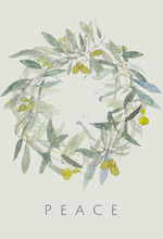 Olive PEACE Wreath